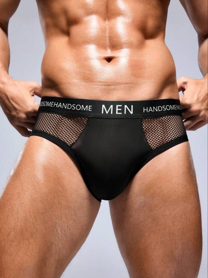 Men's Mesh Panel Briefs